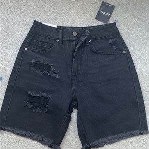 Forever 21 Black Denim Short